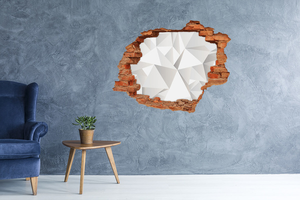 Samolepící díra na stěnu Křišťálová díra ve zdi