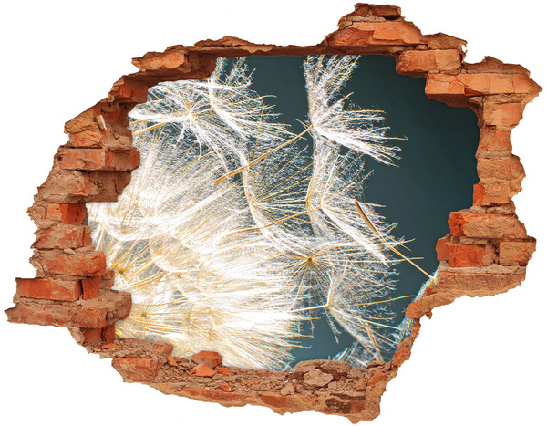 Samolepící nálepka Květinová krajina za dírou