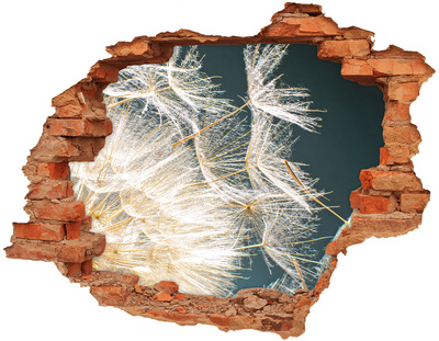 Samolepící nálepka Květinová krajina za dírou