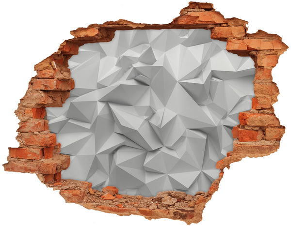 Díra 3D fototapeta nálepka Moderní díra ve zdi