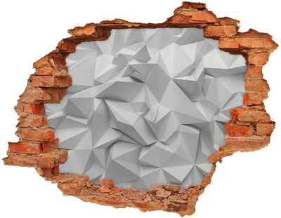 Díra 3D fototapeta nálepka Moderní díra ve zdi