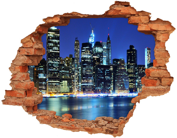 Fototapeta díra na zeď 3D Manhattan New York