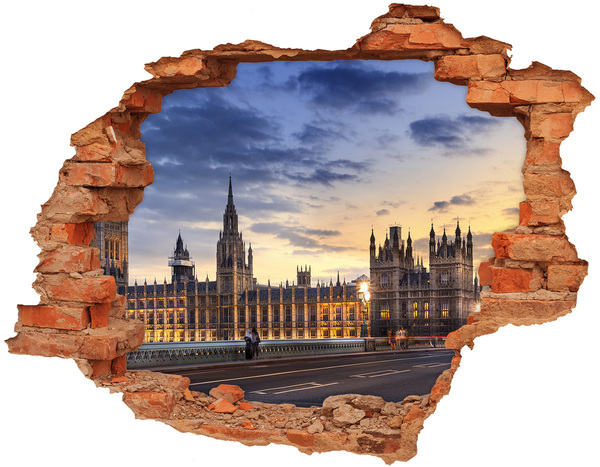 Fototapeta díra na zeď 3D Big Ben Londýn