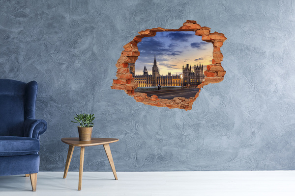 Fototapeta díra na zeď 3D Big Ben Londýn