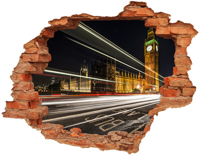 Fototapeta díra na zeď 3D Big Ben Londýn