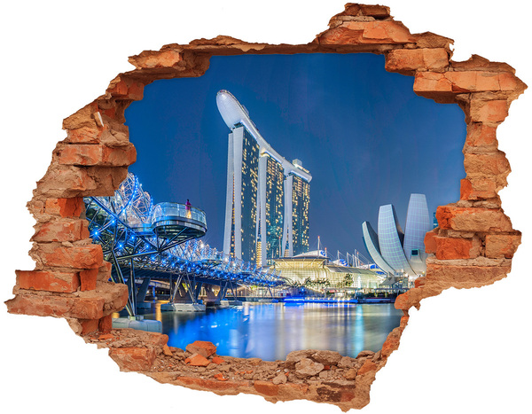 Nálepka fototapeta 3D na zeď Moderní architektura v Singapuru