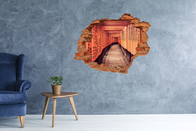 Nálepka fototapeta 3D výhled Svatyně Fušimi Inari