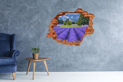 Nálepka fototapeta 3D výhled Levandulová pole v Provence