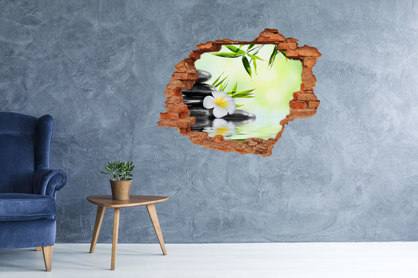 Samolepící díra na stěnu Oáza klidu v přírodě