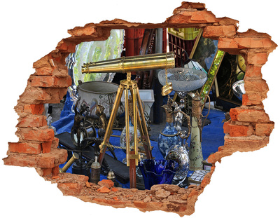 Fototapeta díra na zeď Starožitnosti v tajemném obchodě
