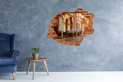 Fototapeta díra na zeď 3D Okouzlující koutek s levandulí