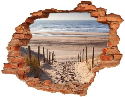 Nálepka fototapeta 3D výhled Mořské duny