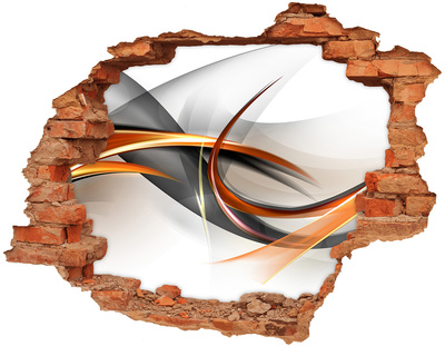 Díra 3D fototapeta na stěnu Abstraktní únik barev