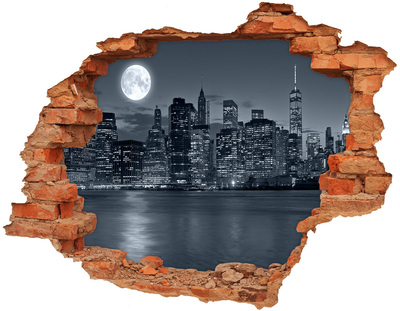 Fototapeta díra na zeď 3D Pohled na New York
