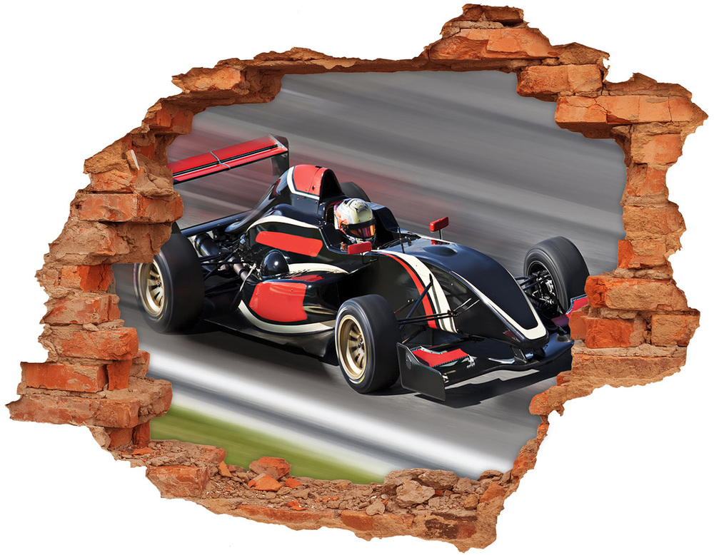 Foto fotografie díra na zeď Formule 1