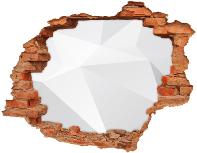 Díra 3D fototapeta na stěnu Rozbitá zeď s odrazem světla