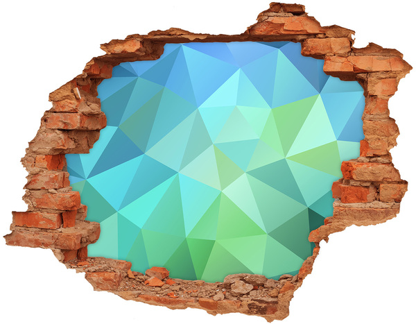 Díra 3D fototapeta nálepka Virtuální díra ve zdi