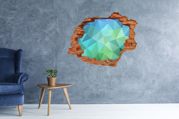 Díra 3D fototapeta nálepka Virtuální díra ve zdi