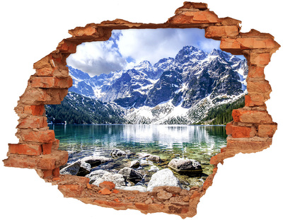 Nálepka fototapeta 3D Morské oko Tatry