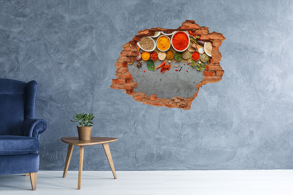 Samolepící nálepka Kuchyně plná koření