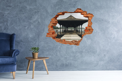 Fototapeta díra na zeď 3D Pohled na molo nad vodou