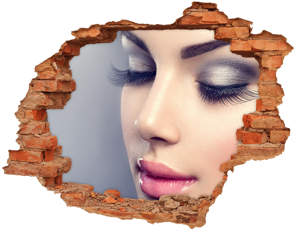 Fotoobraz díra na stěnu Ideální make up