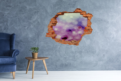 Samolepící díra na stěnu Barevná díra ve zdi