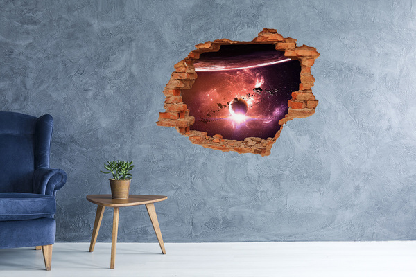 Foto fotografie díra na zeď Vesmír