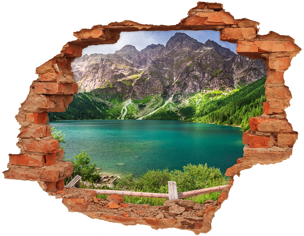 Nálepka fototapeta 3D na zeď Morské oko Tatry