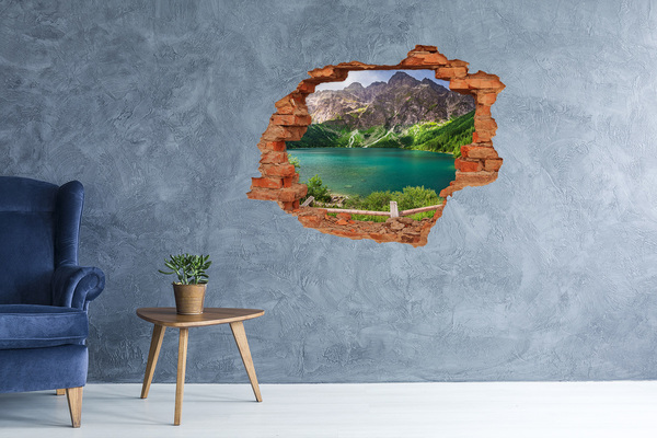 Nálepka fototapeta 3D na zeď Morské oko Tatry