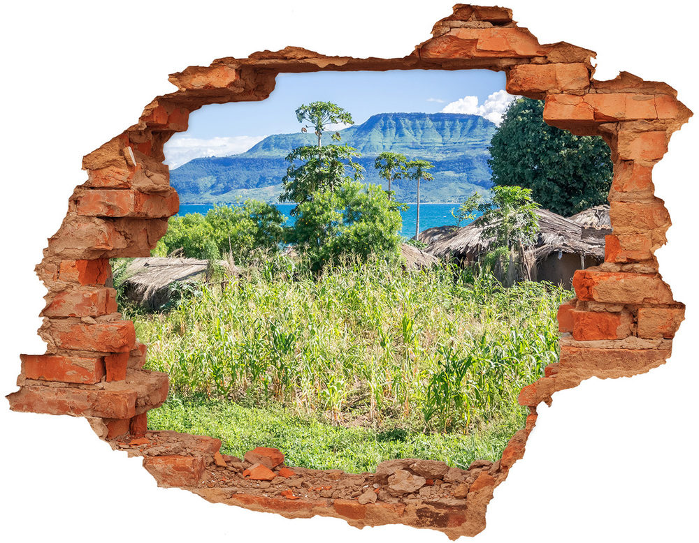 Nálepka fototapeta 3D na zeď Jezero Malavi