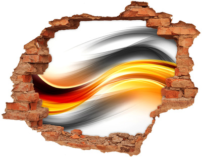 Nálepka fototapeta 3D výhled Průlom barev v betonu