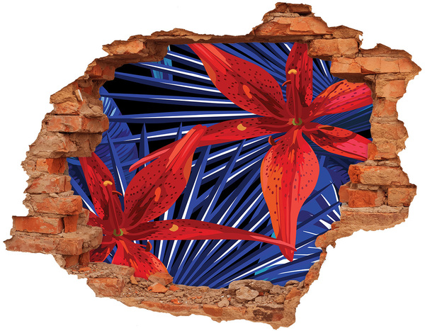 Fototapeta díra na zeď Květinový záblesk barev