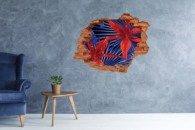 Fototapeta díra na zeď Květinový záblesk barev