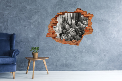 Nálepka fototapeta 3D výhled Pohled na městskou džungli