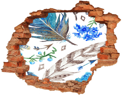 Díra 3D foto tapeta nálepka Tajemná oáza v džungli