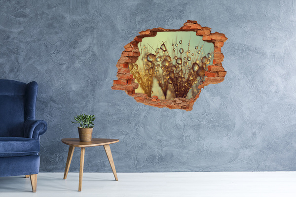 Samolepící díra na stěnu Kapky na jemné vlasy