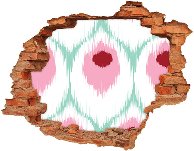 Fototapeta díra na zeď Zvuková iluze v betonu