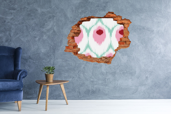 Fototapeta díra na zeď Zvuková iluze v betonu