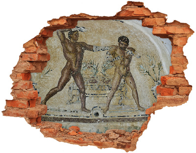 Samolepící díra na stěnu Mozaika