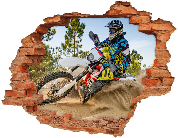 Samolepící nálepka beton Motocross