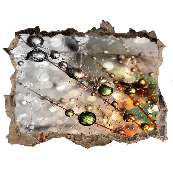 Samolepící nálepka na zeď Krystalová struktura ve světle