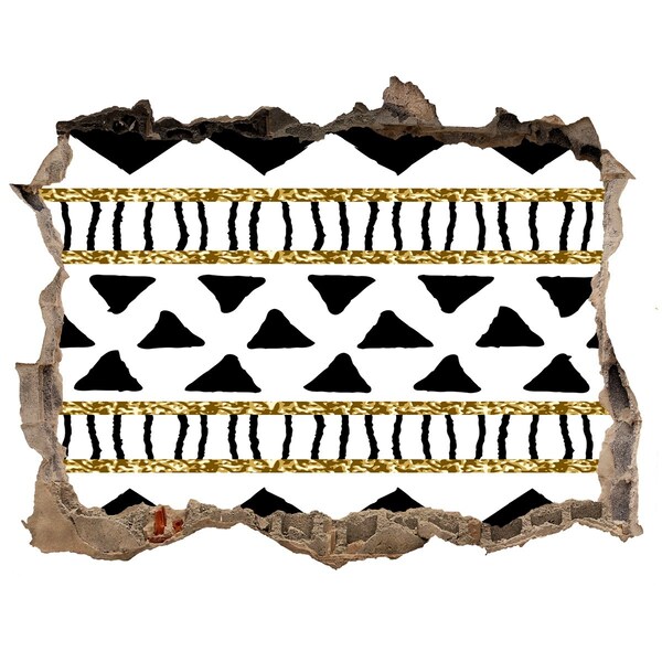 Fototapeta díra na zeď Stylizovaný otvor ve zdi