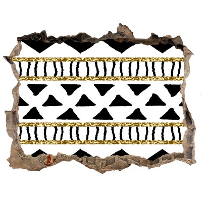 Fototapeta díra na zeď Stylizovaný otvor ve zdi