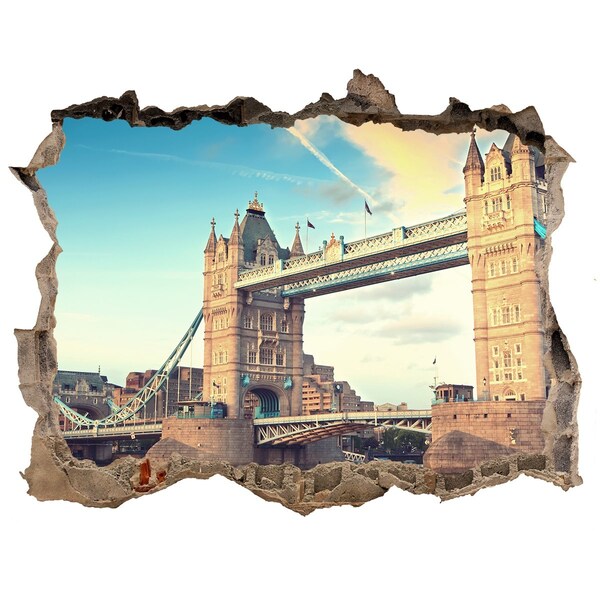 Fototapeta díra na zeď Tower Bridge v Londýně