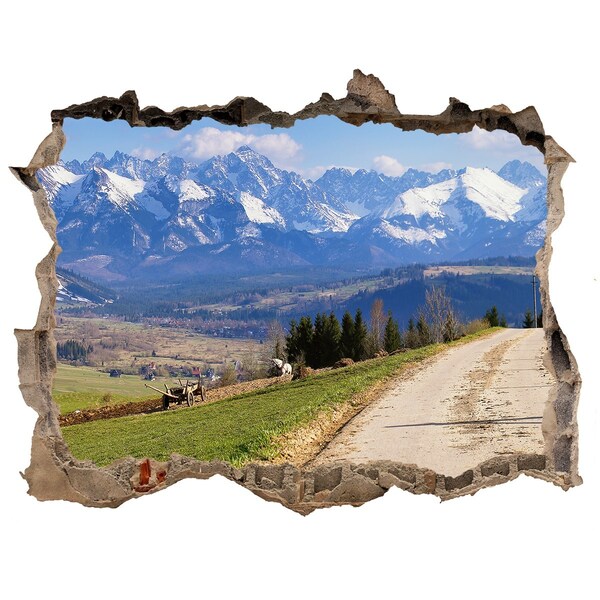 Samolepící nálepka beton Panorama Tatry