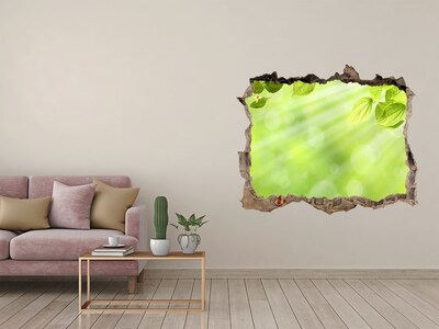 Samolepící nálepka fototapeta Zelený ráj za zdí