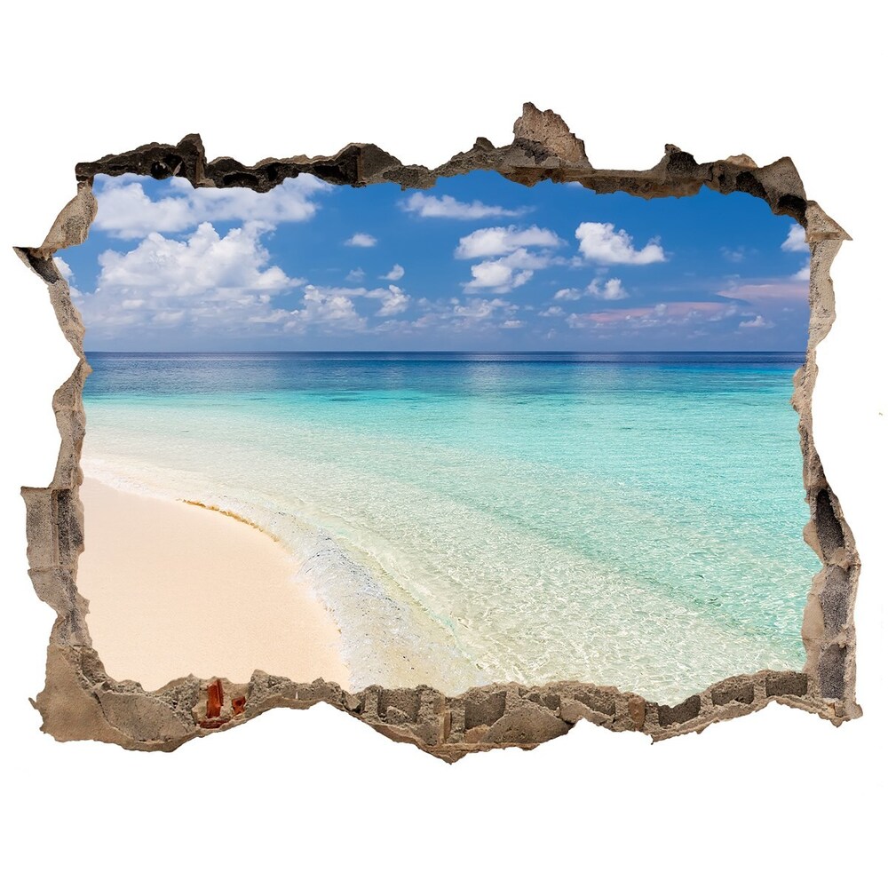 Samolepící nálepka Pláž na Maledivách