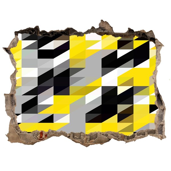 Díra 3D foto tapeta nálepka Abstraktní díra ve zdi