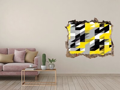 Díra 3D foto tapeta nálepka Abstraktní díra ve zdi